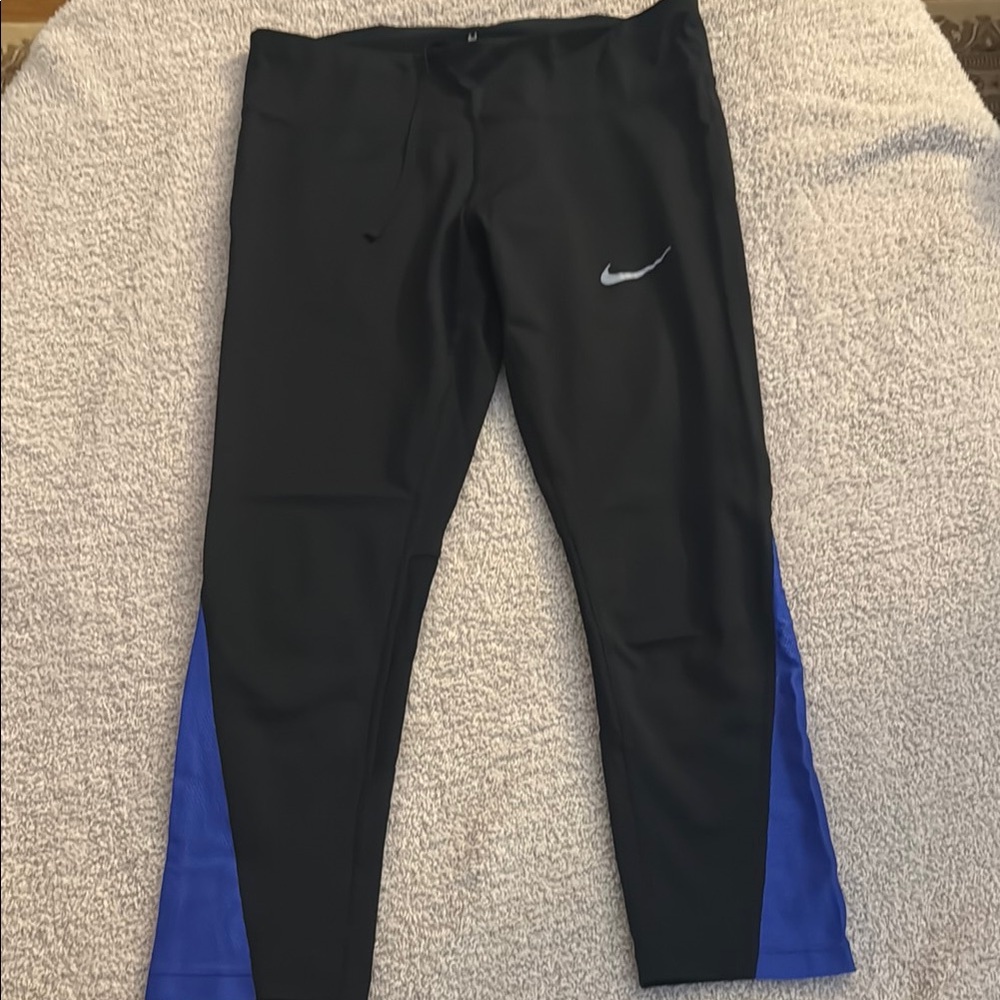 Nike Black and Blue Athletic Pants
